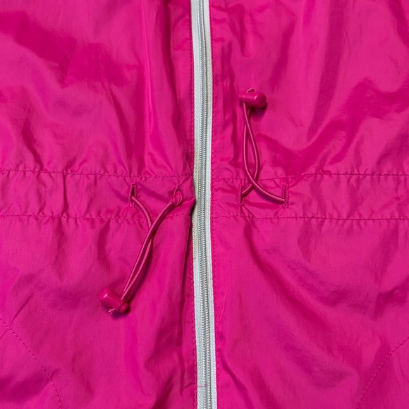 Columbia Stone Creek LightWeight Jacket Wind Breaker Womens Large Pink Cinched - Picture 6 of 13